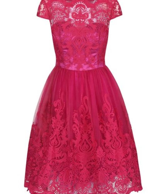 růžové šaty chichi london