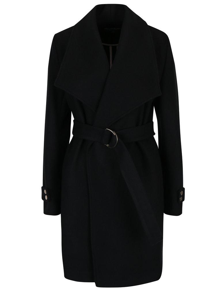 černý podzimní kabát Miss Selfridge