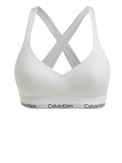 podprsena sportovní Calvin Klein v bílé barvě