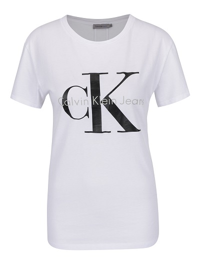 bílé dámské tričko značky Calvin Klein Jeans